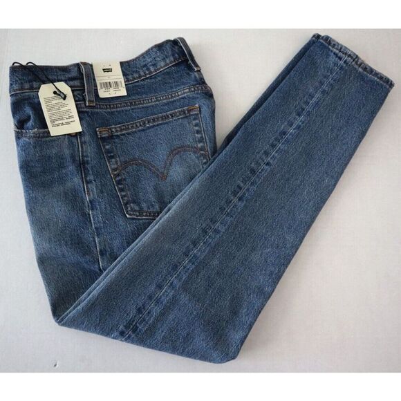 Levi's Premium Women's Sz 25 These Dreams Blue Wedgie Icon High Rise Jeans - Picture 9 of 12